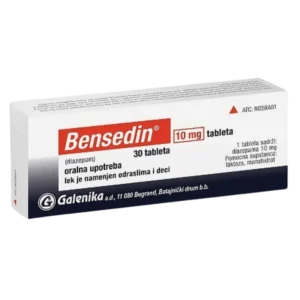 Bensedin Diazepam 10mg Tablet